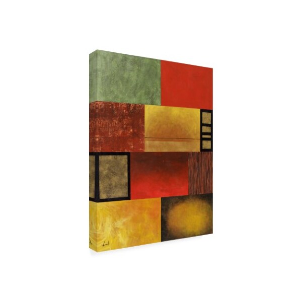 Pablo Esteban 'Bold Gematric Panels 5' Canvas Art,14x19